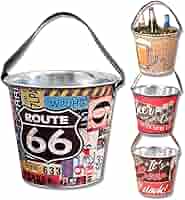 アメリカンブリキかご新品 Amazon｜アメリカン ルート66 ROUTE66 ブリキバケツ アメリカン